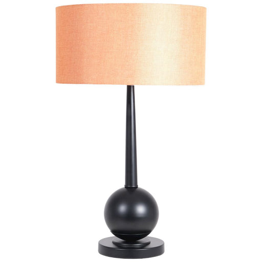 Black & Orange Table Lamp