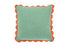 Mia Turquoise Scalloped Cushion