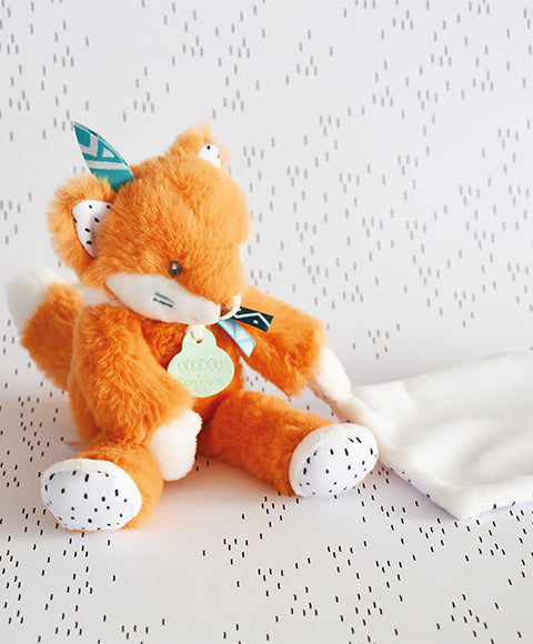 Fox plush with Tiwipi cuddly toy