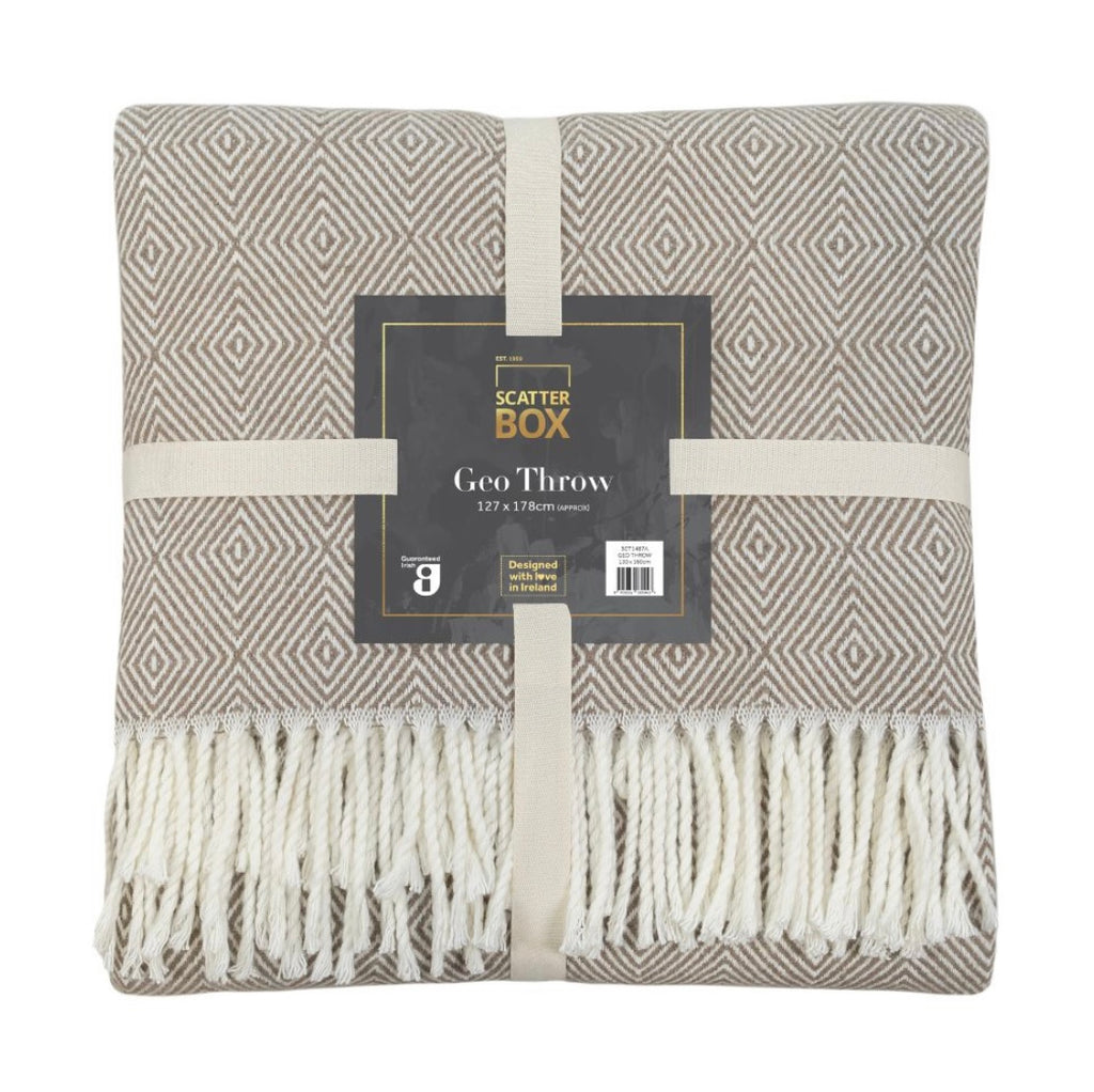 Jeo Natural Linen Throw