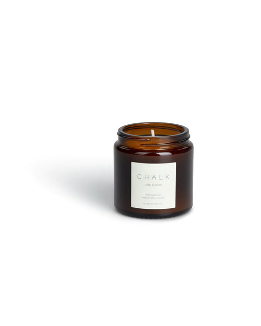Amber Jar Candle | Lime & Herb
