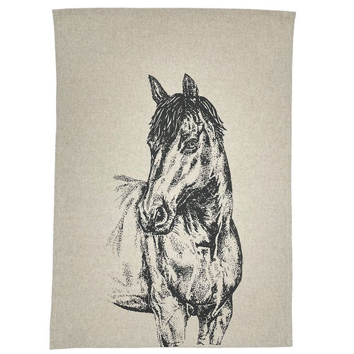 Linen Tea Towel | Horse Portrait