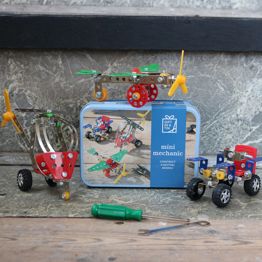 Gift In A Tin | Mini Mechanic Construction Set
