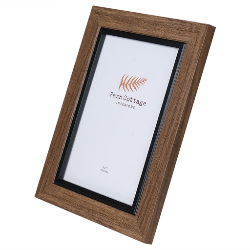 Wooden Frame with Black Inlay