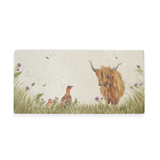 *Collection Only* Highland Cow & Grouse Marble Sharing Platter