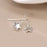 Silver Plated Star Drop Earrings