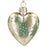 Gold Glass Heart Bauble