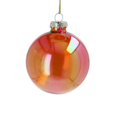 Orange Glass Bauble