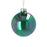 Peacock Lustre Glass Bauble