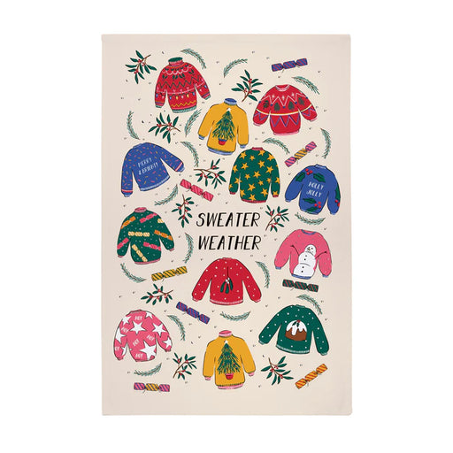 Christmas Sweater Weather | Tea Towel