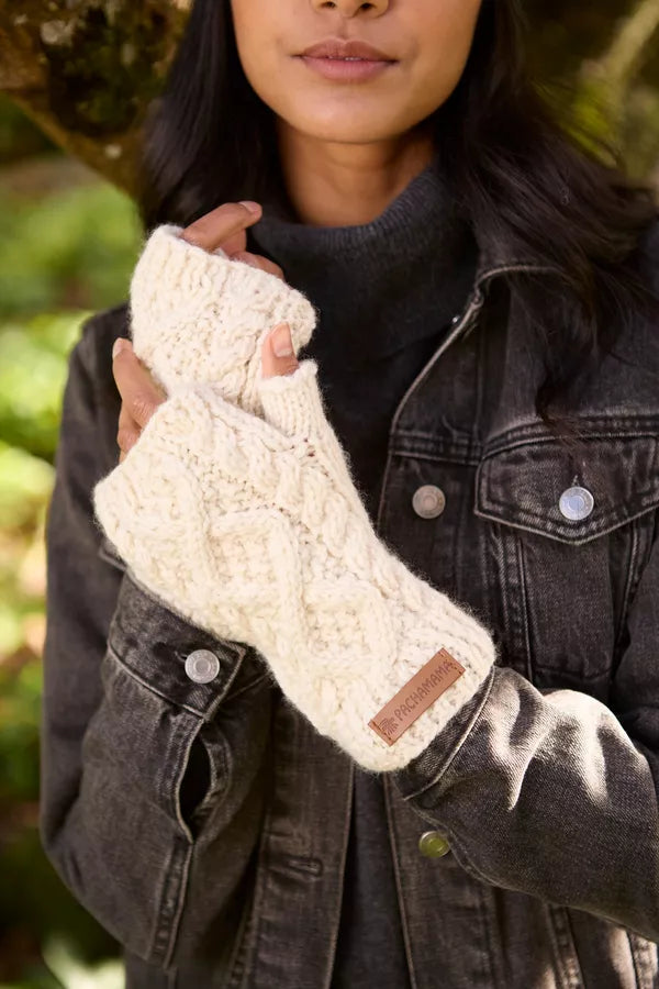 Enniskerry (Merino) Handwarmers Cream