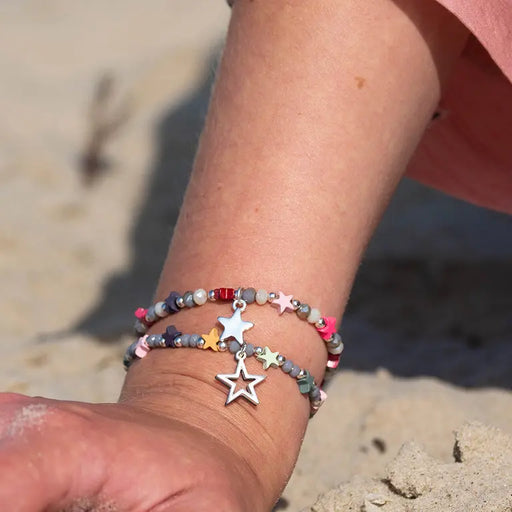 Pink Star Mix Bracelet