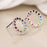 Rainbow Circle Studs