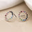 Rainbow Circle Studs