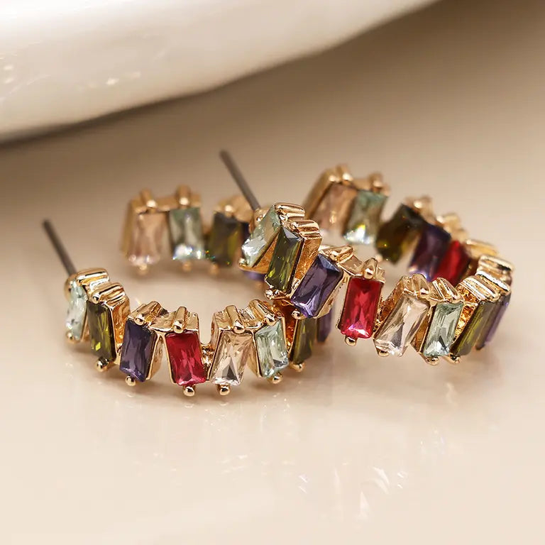 Staggered Claw | Multicolour Hoops