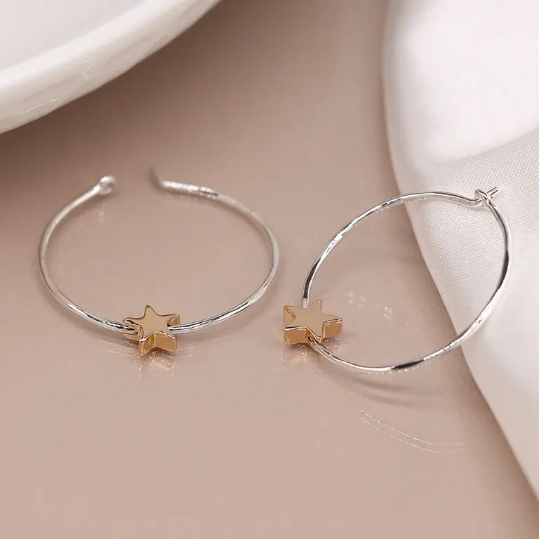 Organic Star Hoops