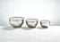 Set of 3 Stainless Steel Mixing Bowls with Lids