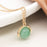 Suspended Green Bead | Necklace