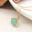 Suspended Green Bead | Necklace