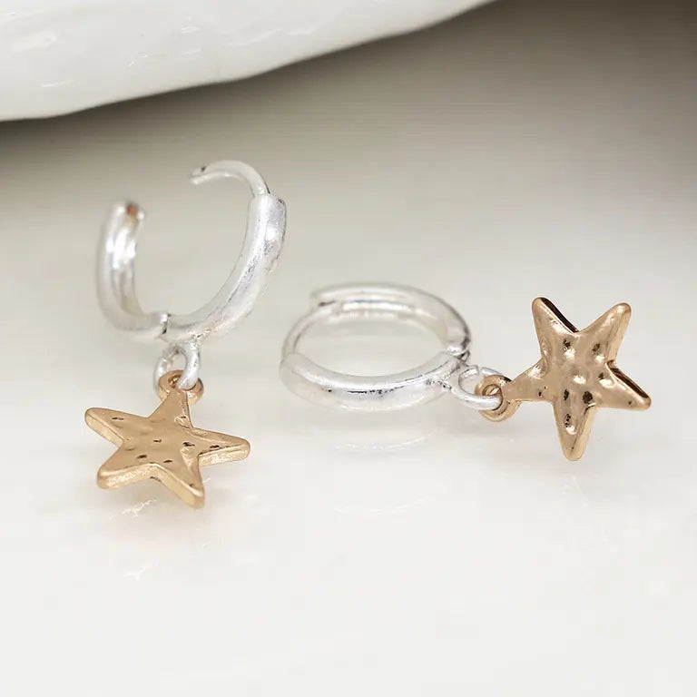 Hammered Stars | Earrings