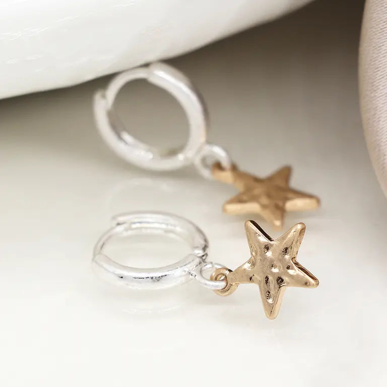 Hammered Stars | Earrings