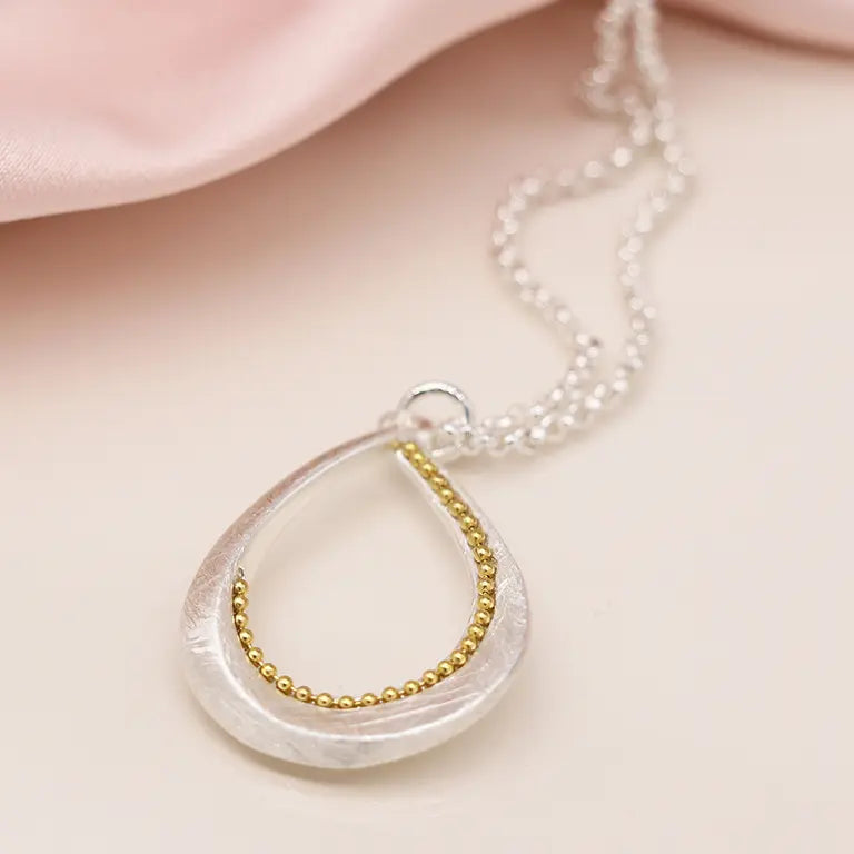 Twist Teardrop | Necklace