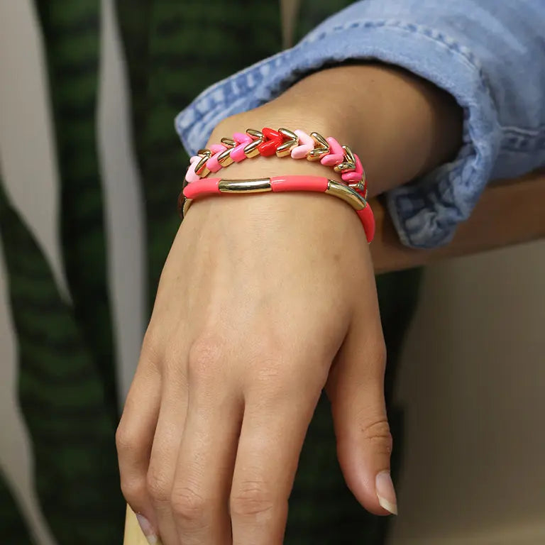 Coral Curve Bracelet