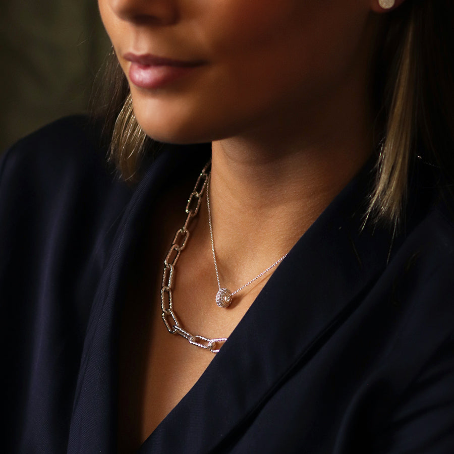 Crystal Hoop | Necklace