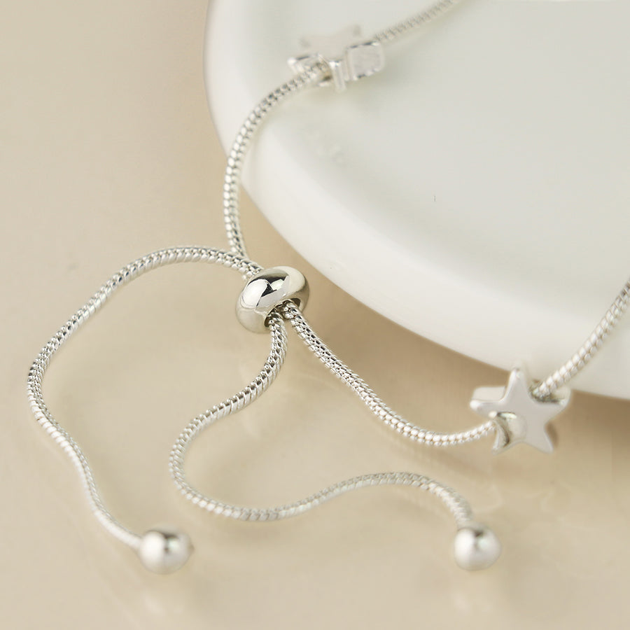 Snake Chain and Stars | Bracelet