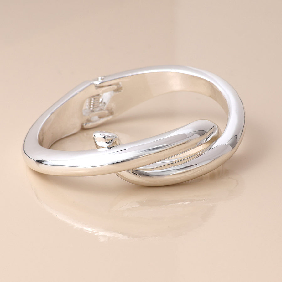 Crossover Hinged Bracelet