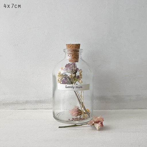 Lovely Mum | Dried Bottled Flowers