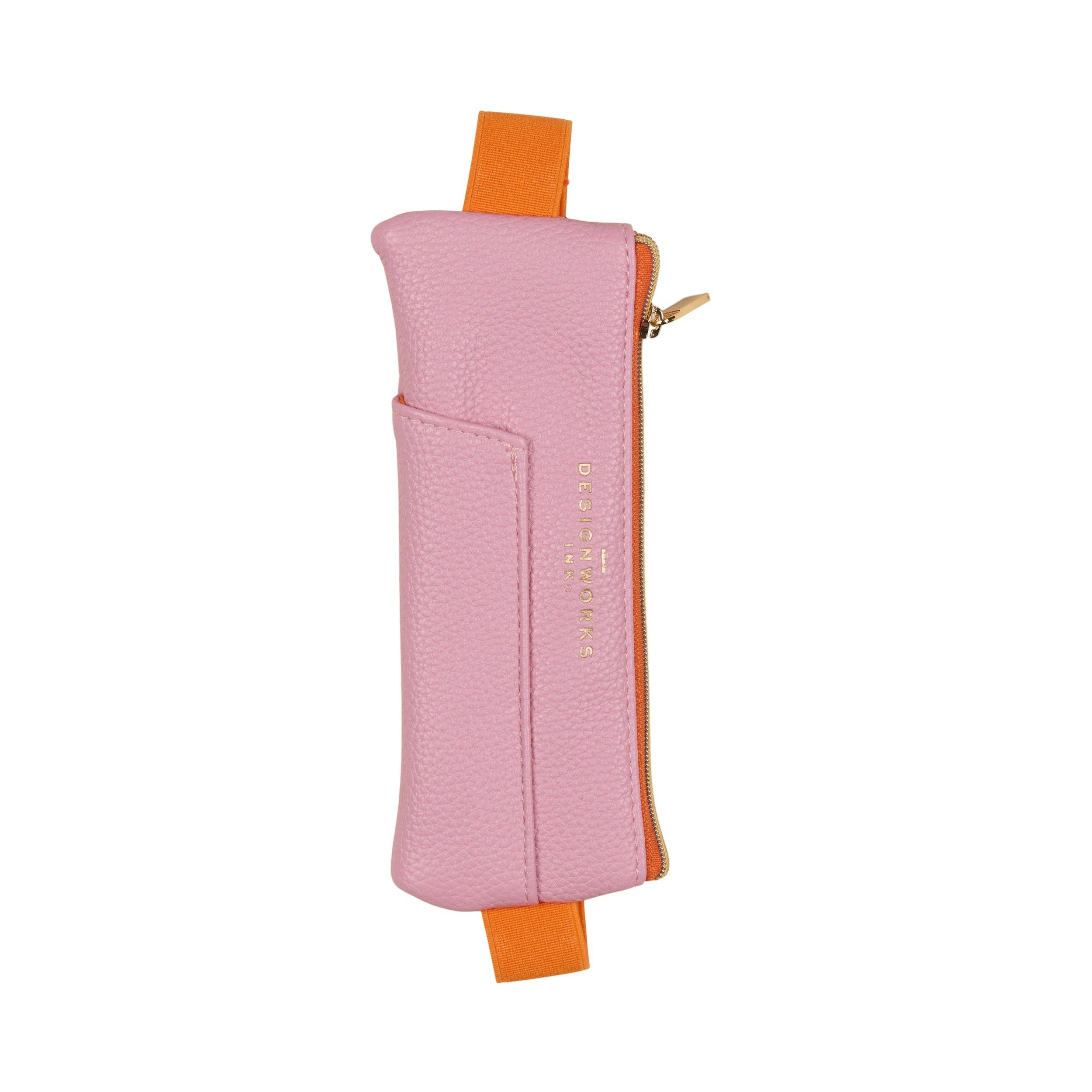 Pen Pouch | Pink + Orange