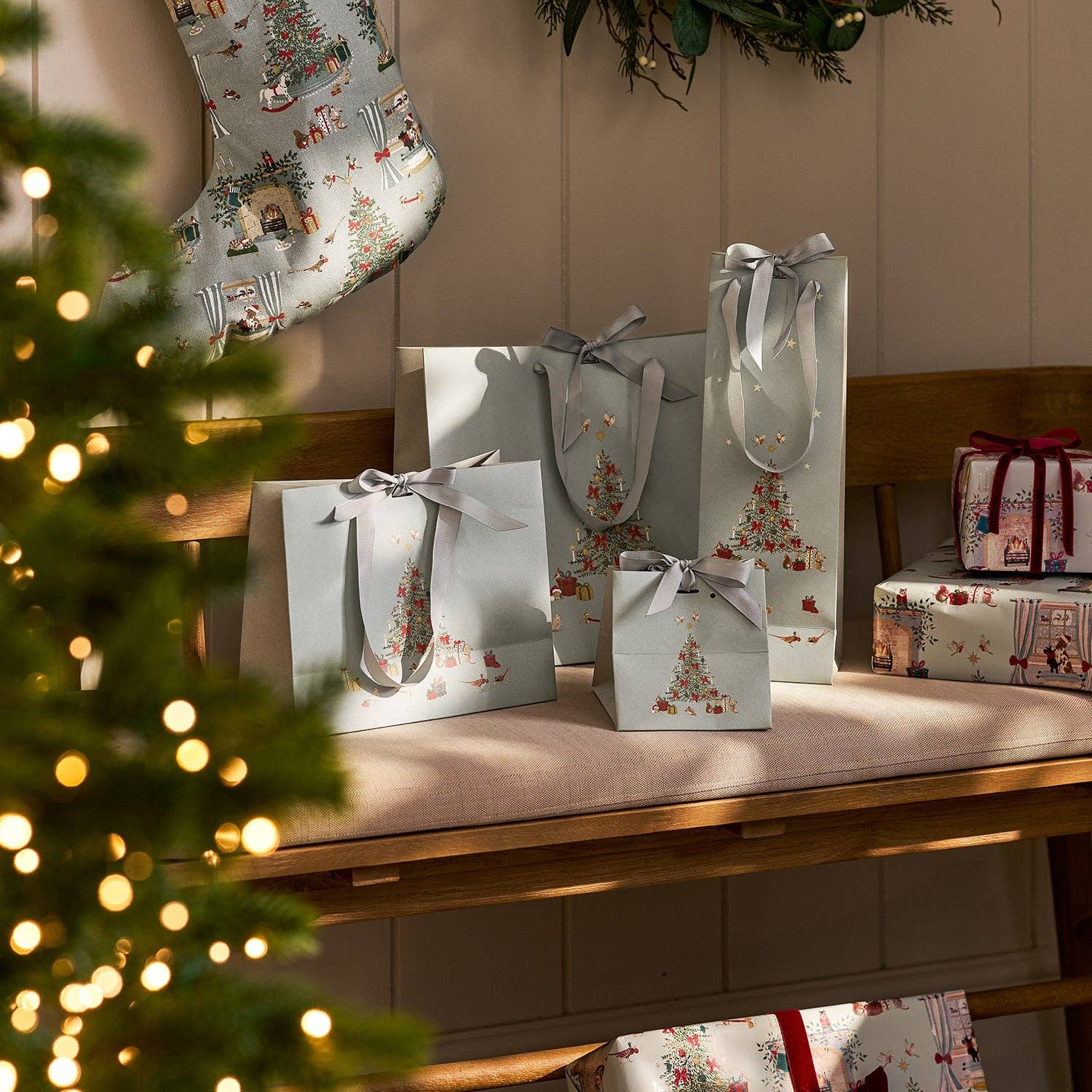 Cosy Christmas Gift Bag