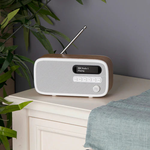 VQ Portable DAB+ Digital Radio - Oak