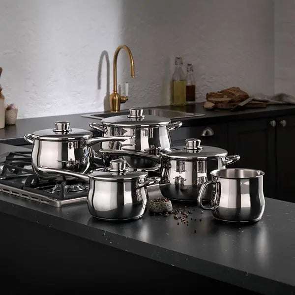 Classic Deep | 5 Piece Saucepan Set