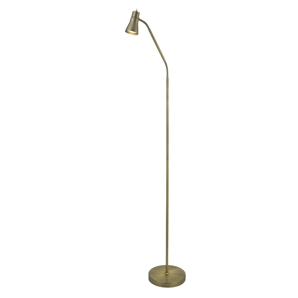 Jolly Antique Brass Floor Lamp