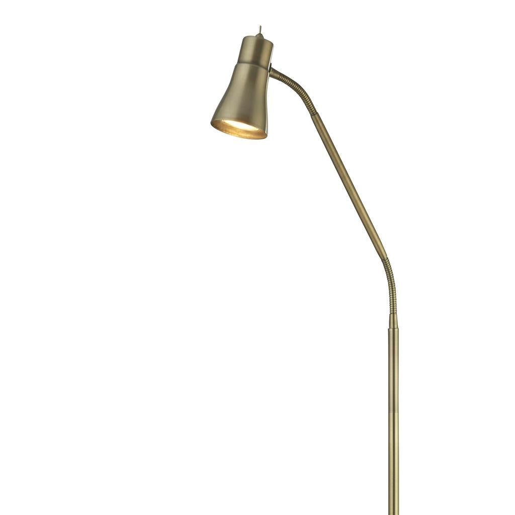 Jolly Antique Brass Floor Lamp