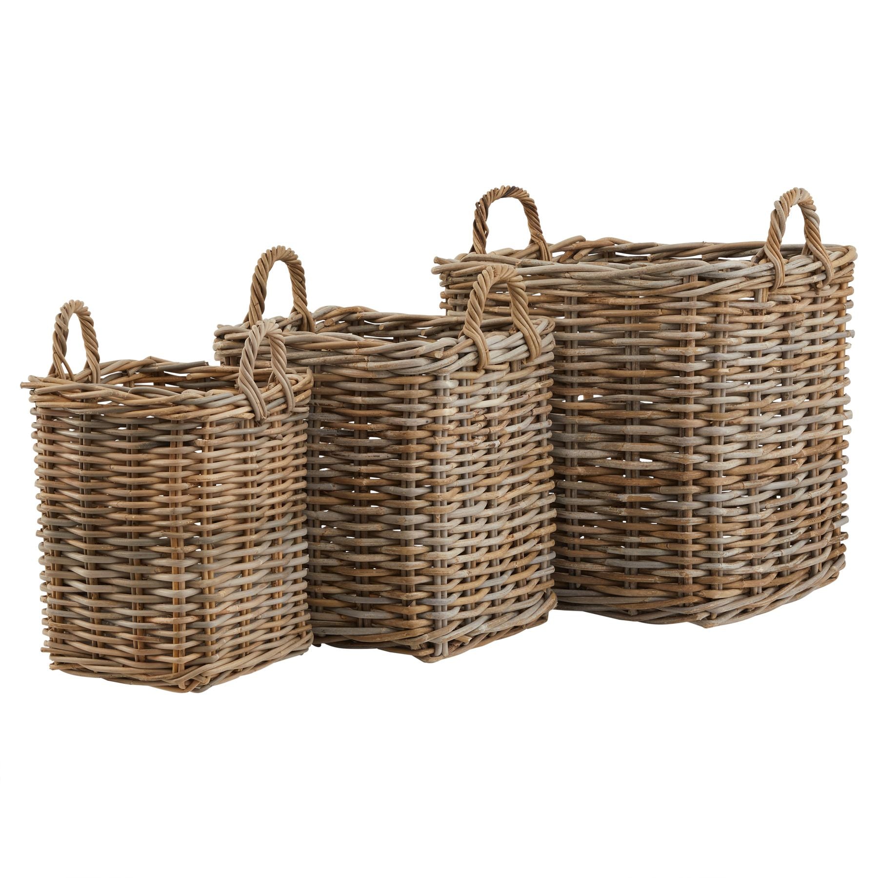 Square Log Baskets