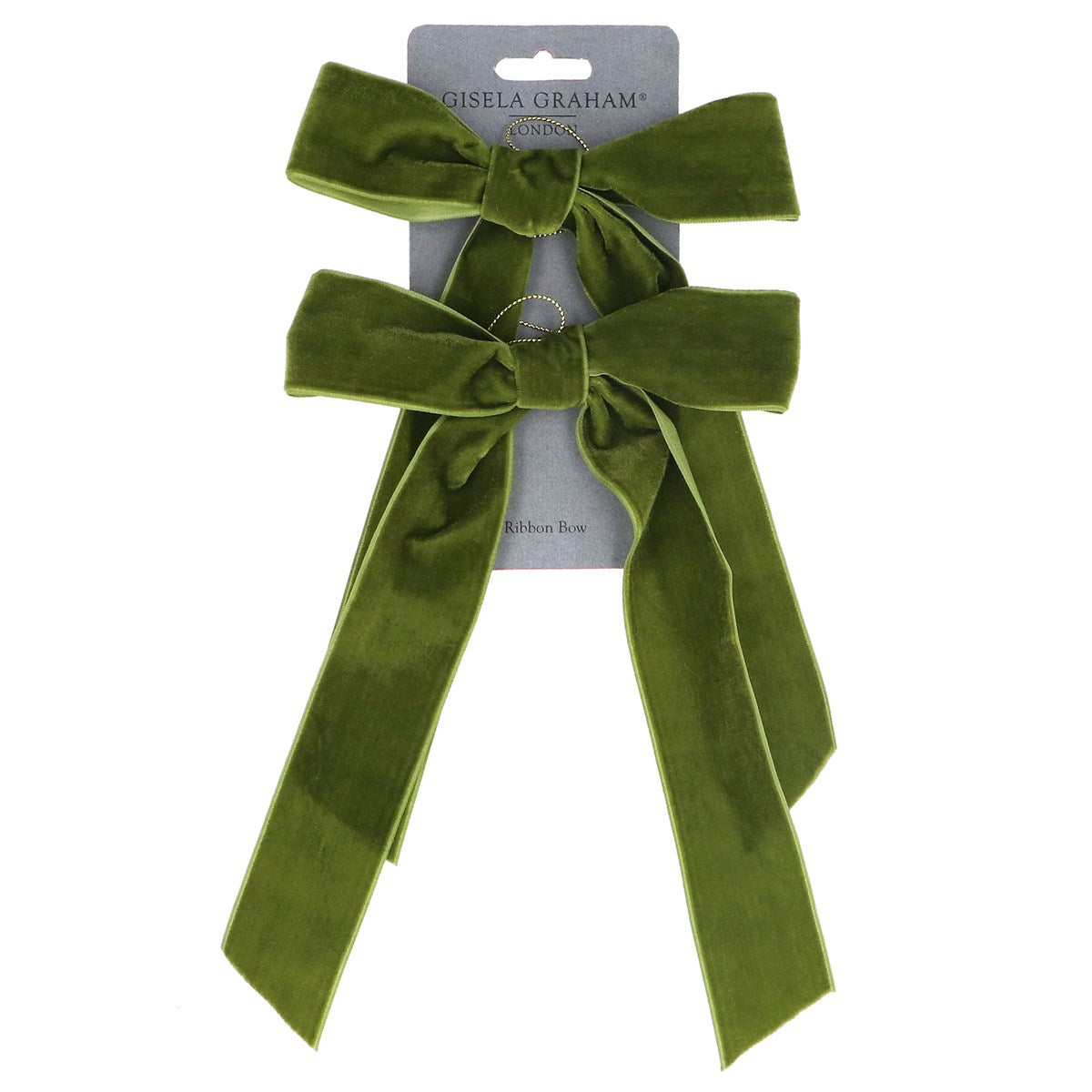 Velvet Hanging Bow | Set of 2