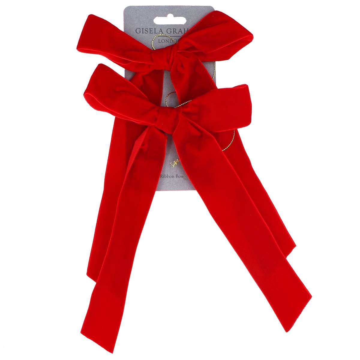 Velvet Hanging Bow | Set of 2