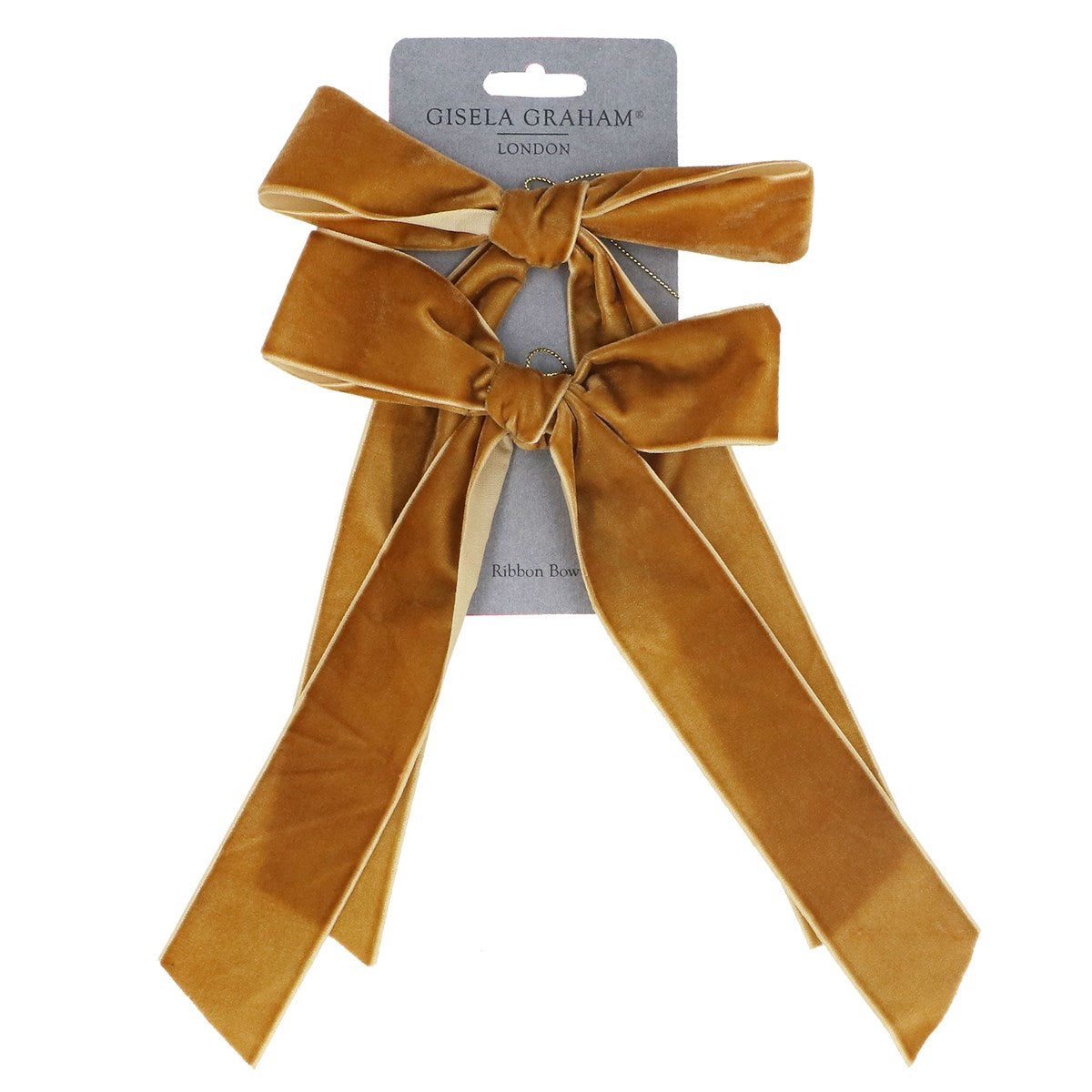 Velvet Hanging Bow | Set of 2
