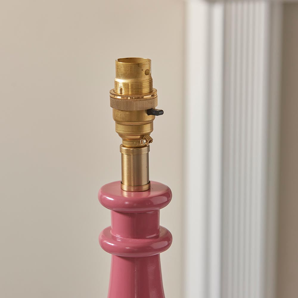 Myrtle Table Base | Pink Clay