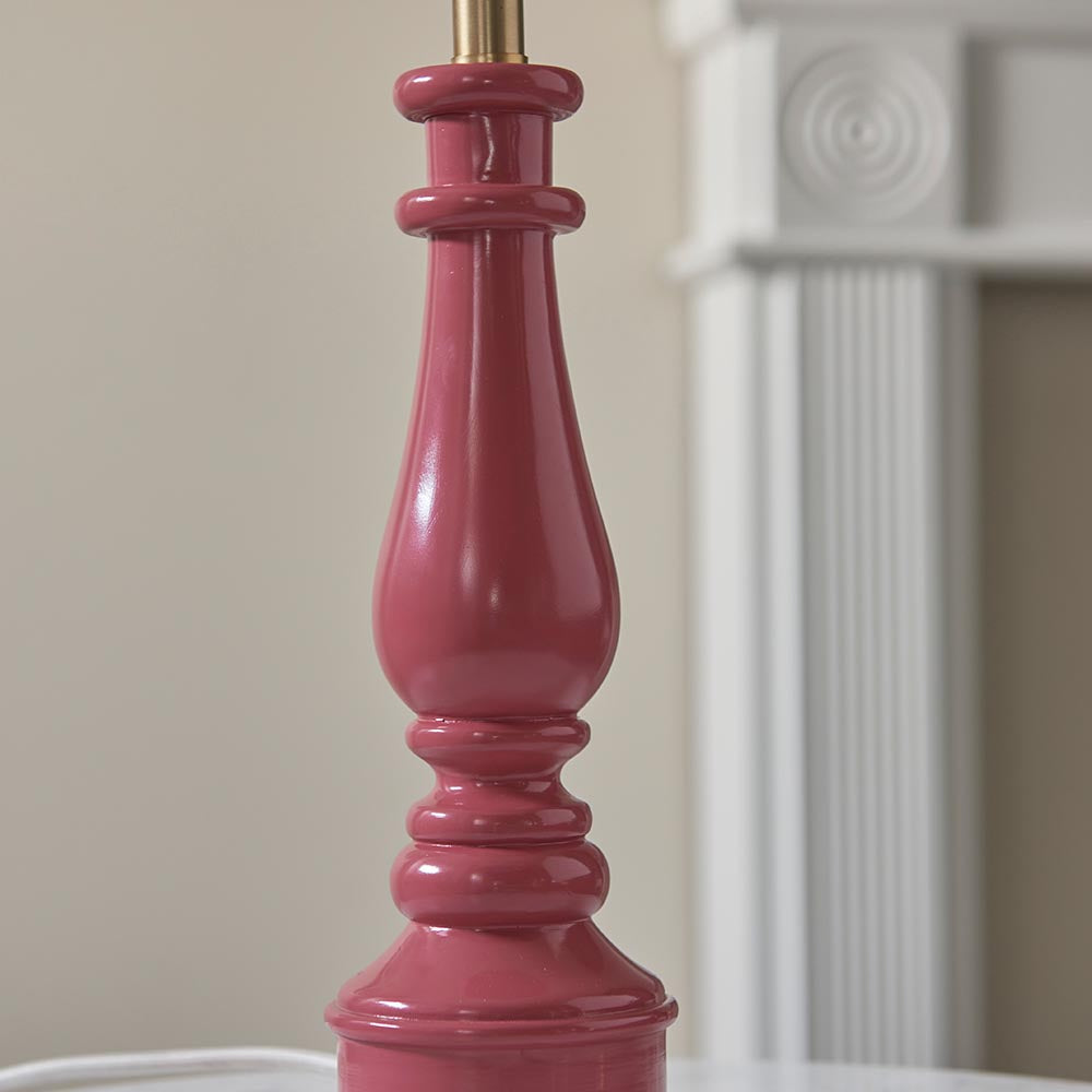 Myrtle Table Base | Pink Clay