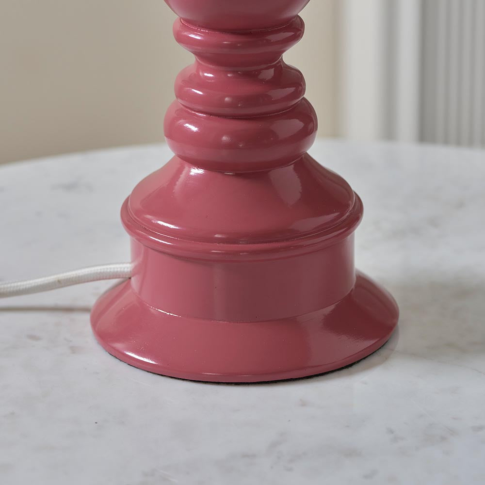 Myrtle Table Base | Pink Clay