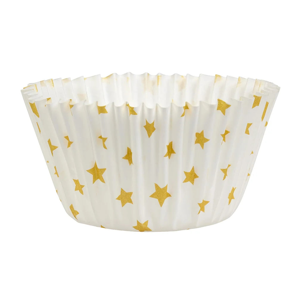 Cupcake Cases | Gold Star