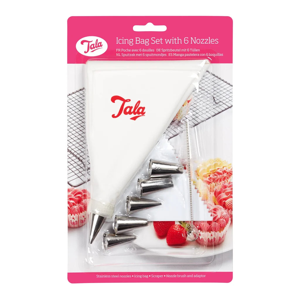 Icing Bag Set & 6 Nozzles