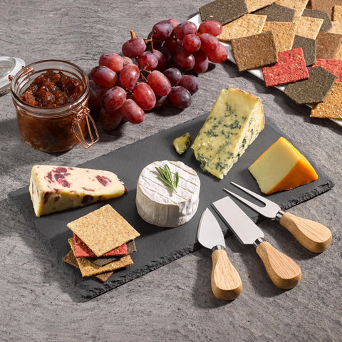 Slate Cheese Board Set