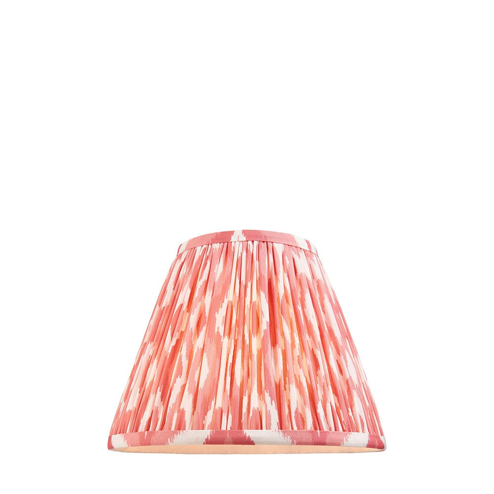 Ikat 25cm Tapered Shade | Coral Pink