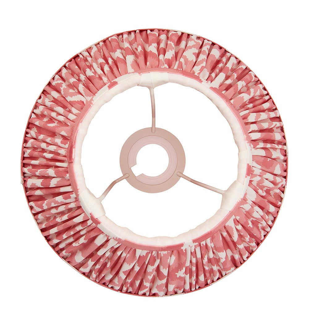 Ikat 25cm Tapered Shade | Coral Pink