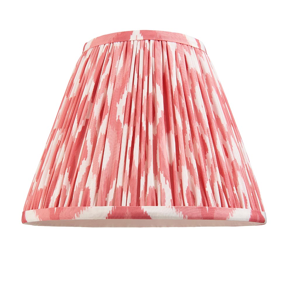 Ikat 25cm Tapered Shade | Coral Pink